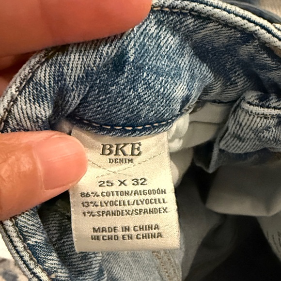 BKE Light Blue Straight Jeans - Picture 3 of 7